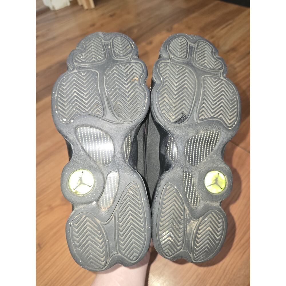 Size 5y = 7 Womens Air Jordan 13 Retro Black Cat - Picture 7 of 7